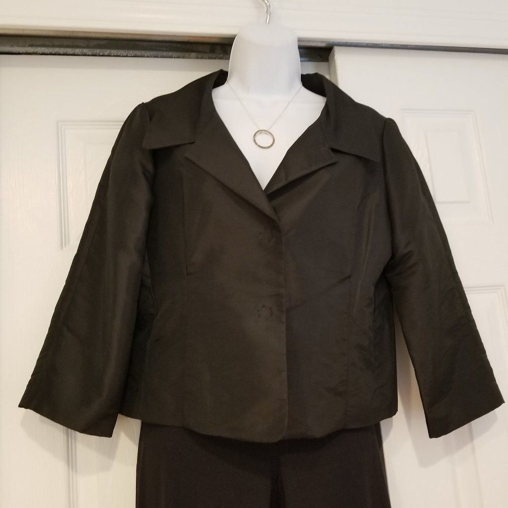 The Limited Evening Jacket w/optional Belt in Black Medium NWOT